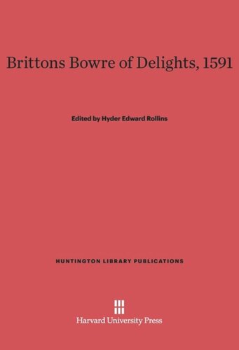 Brittons Bowre of Delights, 1591