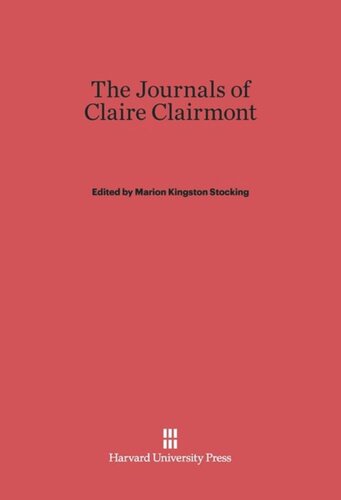 The Journals of Claire Clairmont