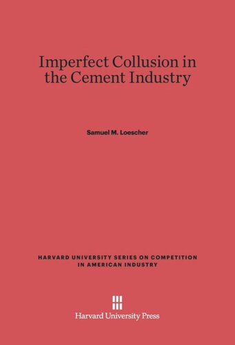 Imperfect Collusion in the Cement Industry