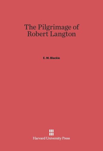 The Pilgrimage of Robert Langton