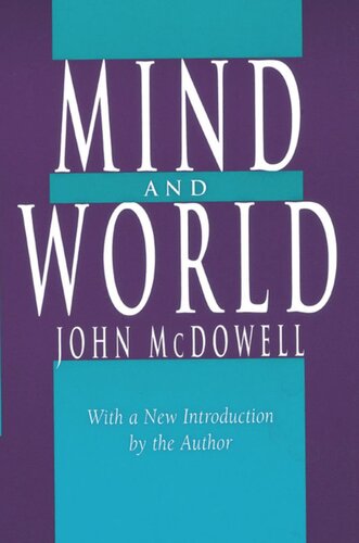 Mind and World: With a New Introduction by the Author