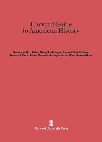 Harvard Guide to American History