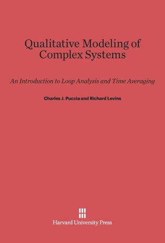 Qualitative Modeling of Complex Systems: An Introduction to Loop Analysis and Time Averaging