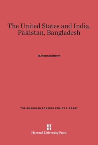 The United States and India, Pakistan, Bangladesh: Third Edition