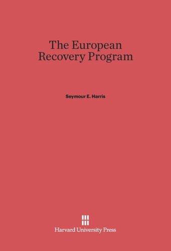The European Recovery Program