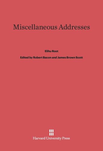 Miscellaneous Addresses