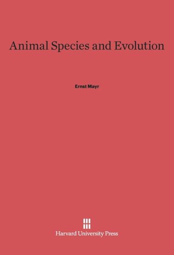 Animal Species and Evolution