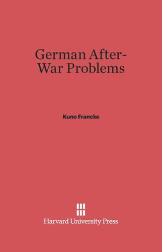 German After-War Problems