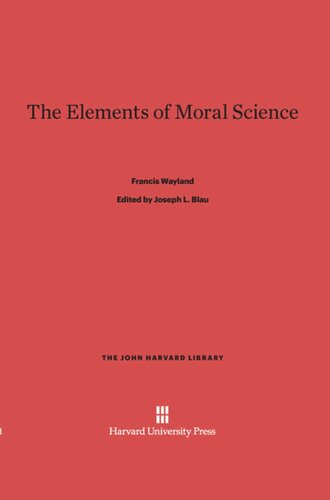 The Elements of Moral Science