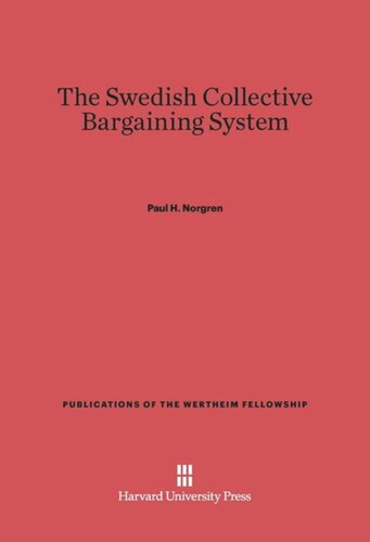 The Swedish Collective Barganing System