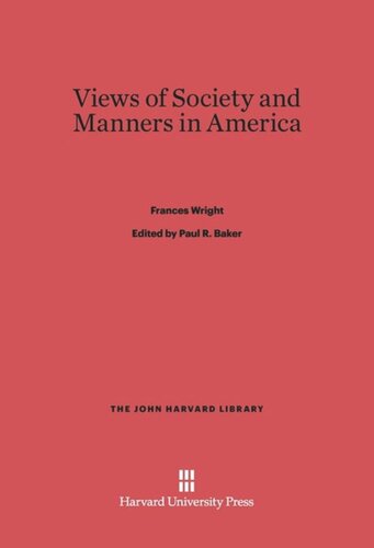 Views of Society and Manners in America