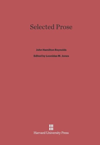 Selected Prose