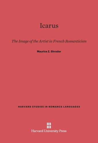 Icarus: The Image of the Artist in French Romanticism