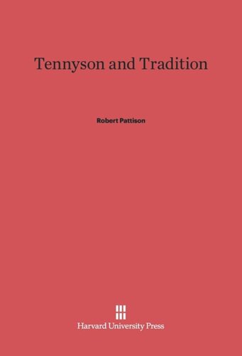 Tennyson and Tradition