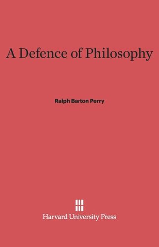 A Defence of Philosophy