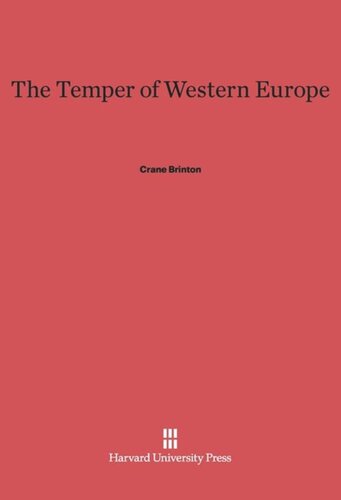 The Temper of Western Europe