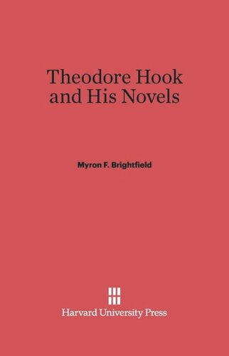 Theodore Hook and His Novels