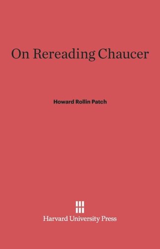 On Rereading Chaucer
