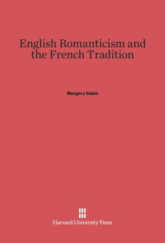 English Romanticism and the French Tradition
