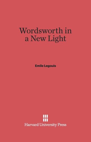 Wordsworth in a New Light