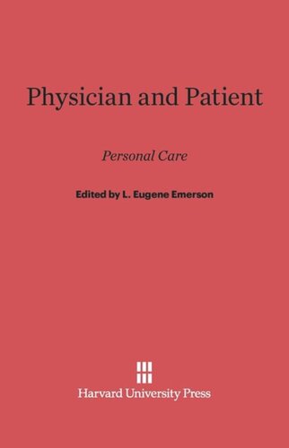 Physician and Patient: Personal Care