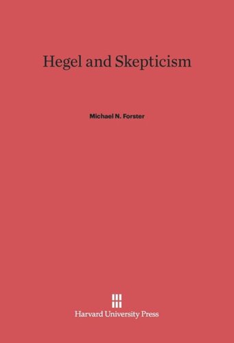Hegel and Skepticism
