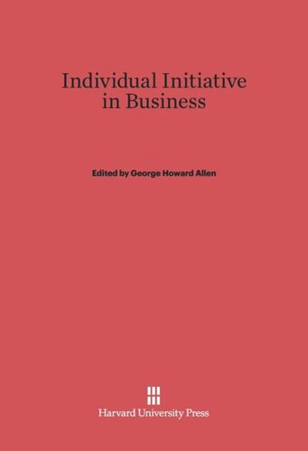Individual Initiative in Business