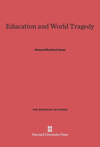Education and World Tragedy
