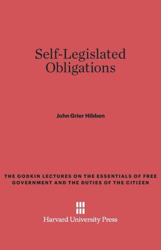 Self-Legislated Obligations