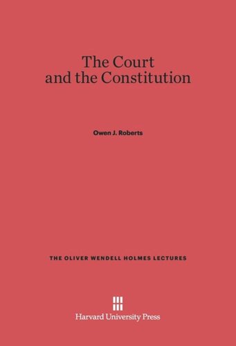 The Court and the Constitution