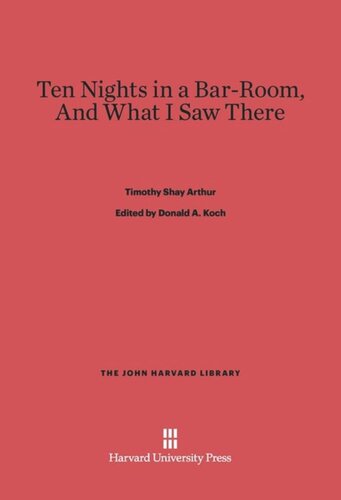 Ten Nights in a Bar-Room, And What I Saw There