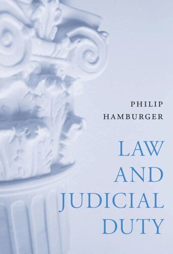 Law and Judicial Duty