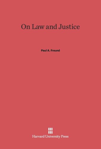On Law and Justice