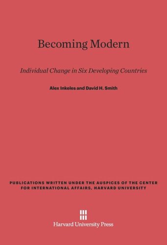Becoming Modern: Individual Change in Six Developing Countries