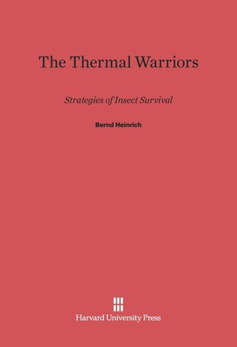 The Thermal Warriors: Strategies of Insect Survival