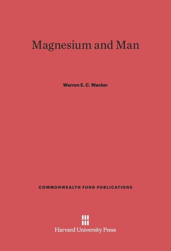 Magnesium and Man