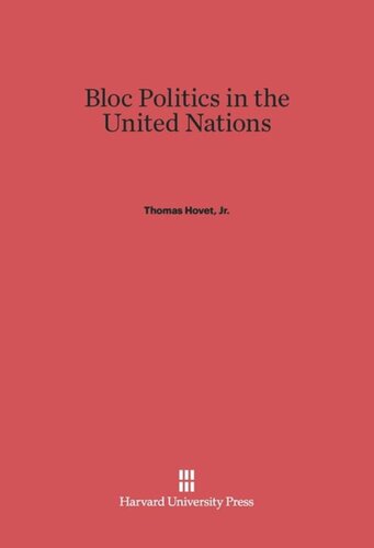 Bloc Politics in the United Nations