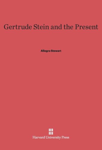 Gertrude Stein and the Present