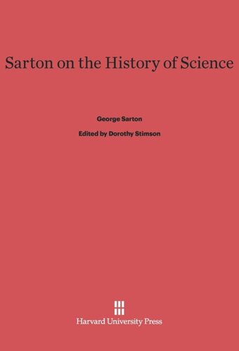 Sarton on the History of Science