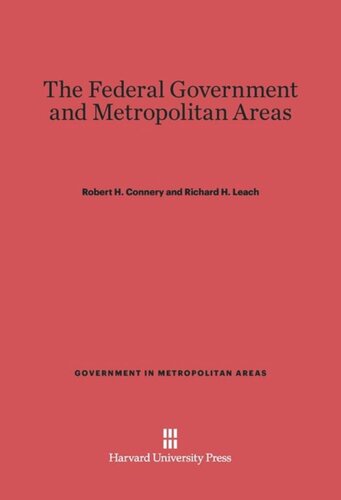 The Federal Government and Metropolitan Areas