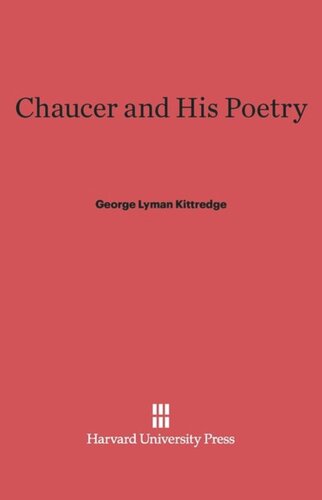 Chaucer and His Poetry