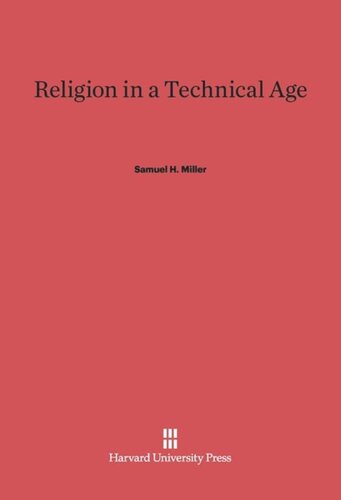 Religion in a Technical Age