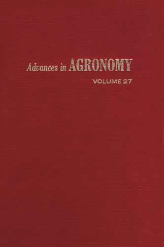 Advances in Agronomy, Vol. 27