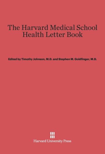 The Harvard Medical School Health Letter Book