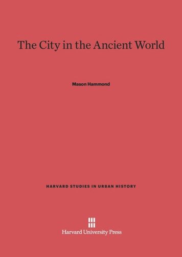 The City in the Ancient World