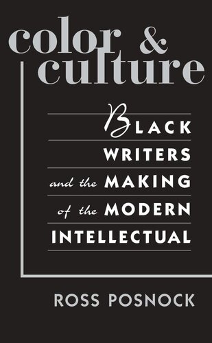 Color and Culture: Black Writers and the Making of the Modern Intellectual