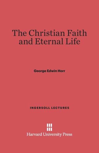 The Christian Faith and Eternal Life