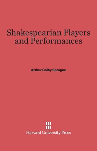 Shakespearian Players and Performances