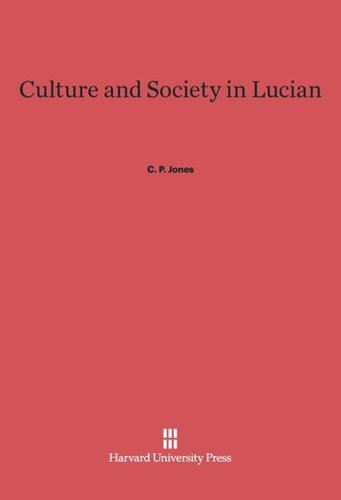 Culture and Society in Lucian