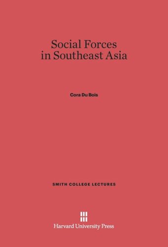 Social Forces in Southeast Asia